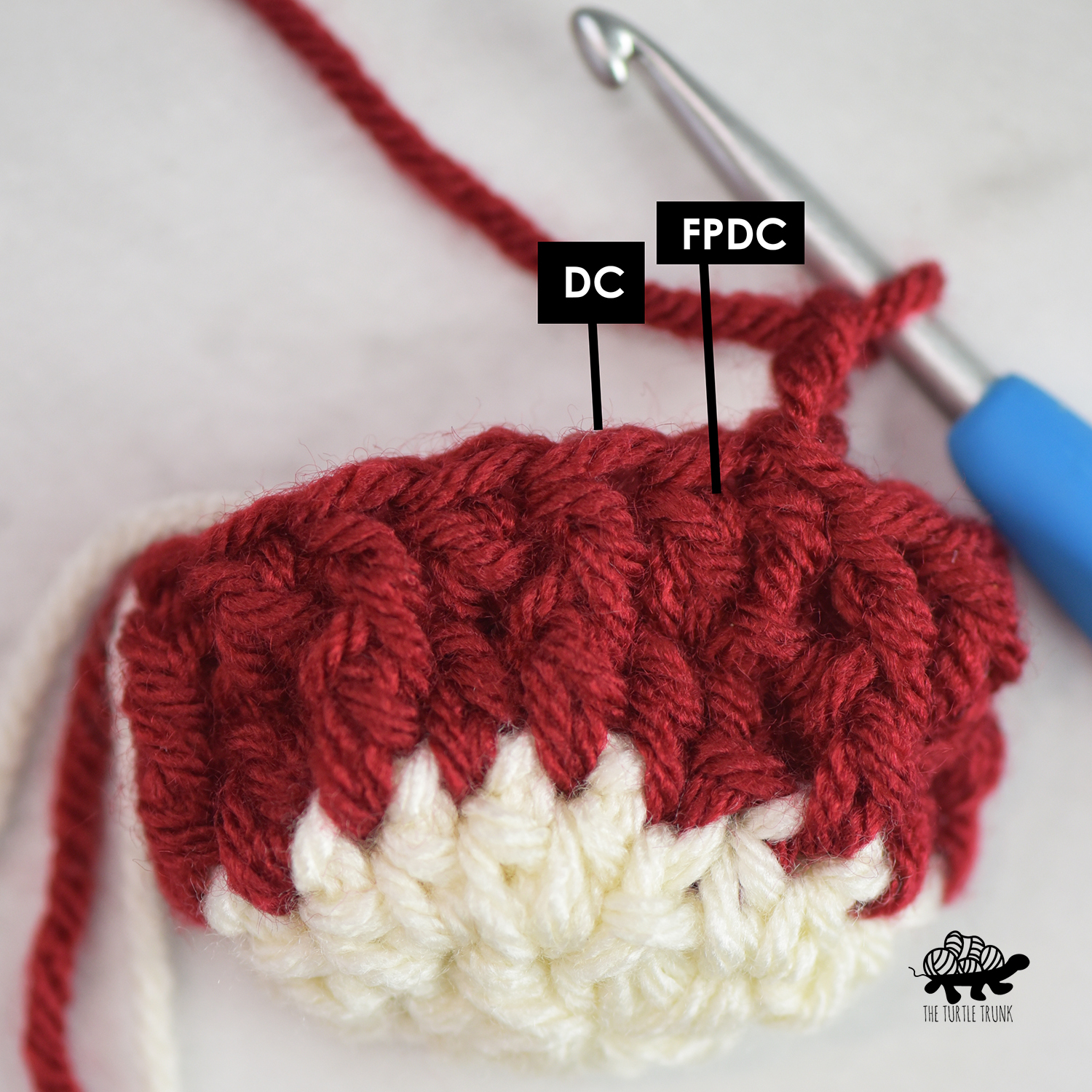 Mini Country Cottage Stocking - Free Crochet Pattern