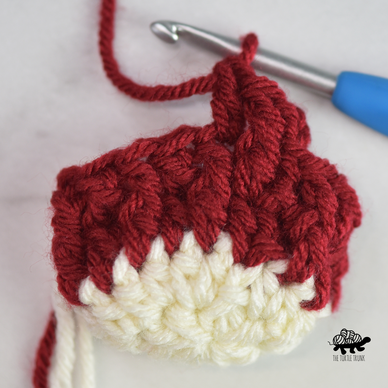 Mini Country Cottage Stocking - Free Crochet Pattern