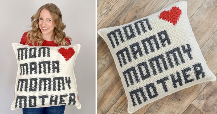 Mother’s Day Pillow Crochet Pattern