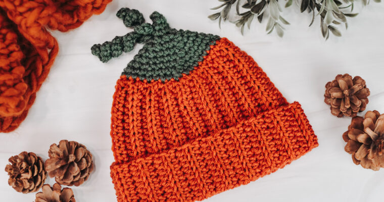 Pumpkin Beanie Crochet Pattern