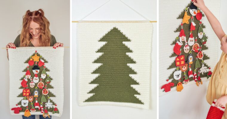 Advent Calendar – Tree Wall Hanging Crochet Pattern