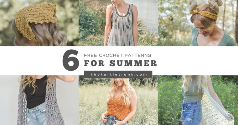 6 Free Crochet Patterns for Summer