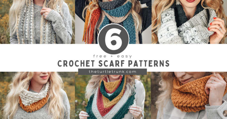 6 Free Crochet Scarf Patterns