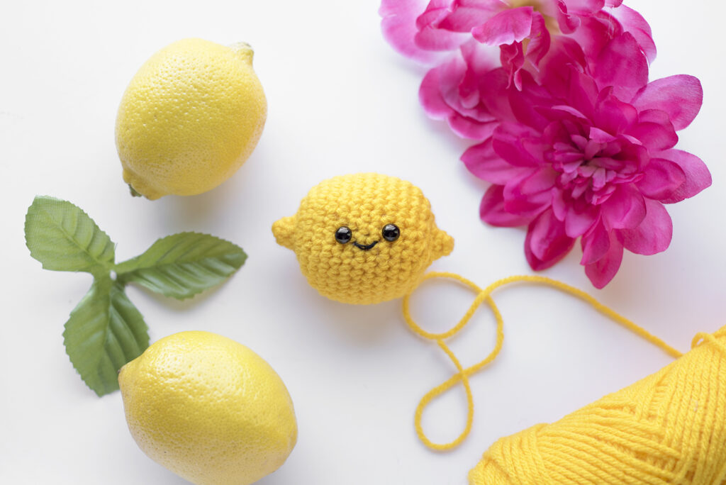 Crochet lemon.