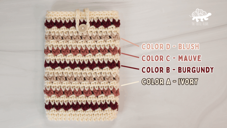 Be Mine Book Sleeve Crochet Pattern - The Turtle Trunk
