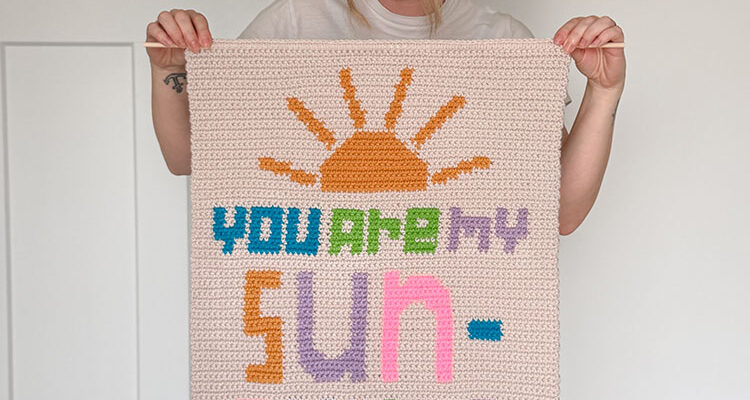 You Are My Sunshine Wall Hanging Crochet Pattern